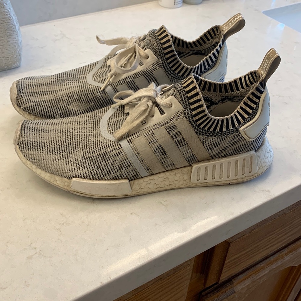 Adidas Nmd R1 grey/camo men’s size 11 - Picture 2 of 8